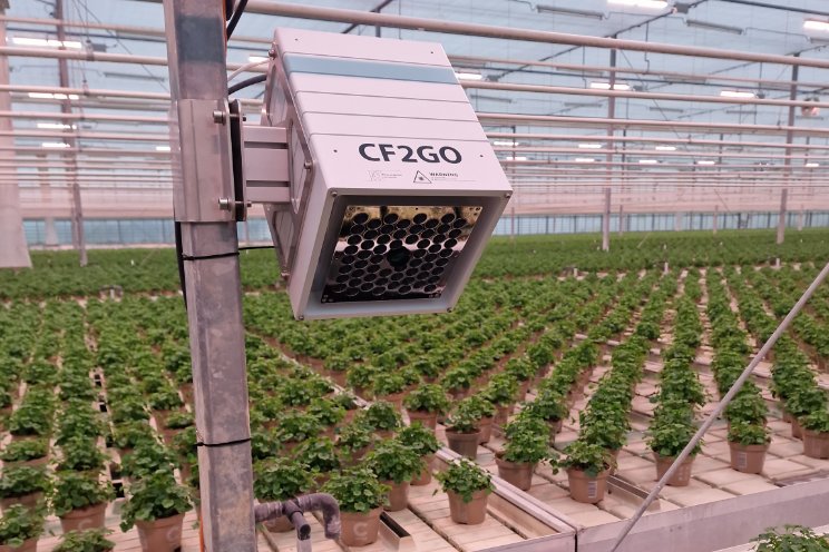 Softlaunch Cf2Go-sensor tijdens HortiContact Softlaunch Cf2Go-sensor tijdens HortiContact