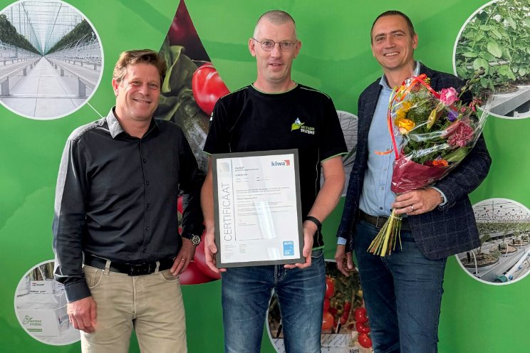 HortiQ-certificaat voor Meteor Systems HortiQ-certificaat voor Meteor Systems