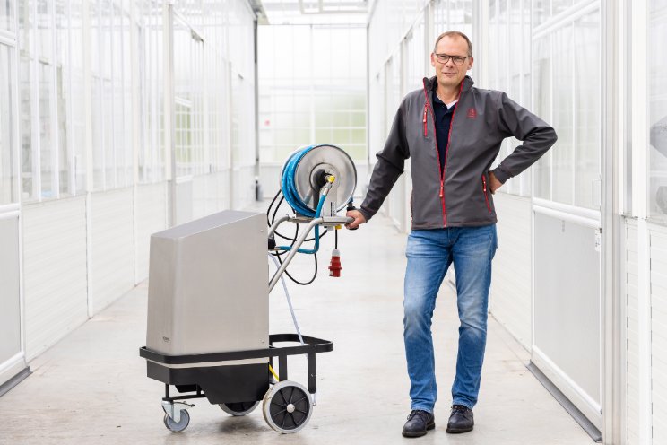 Nieuwe mobiele unit voor schuimdesinfectie Nieuwe mobiele unit voor schuimdesinfectie