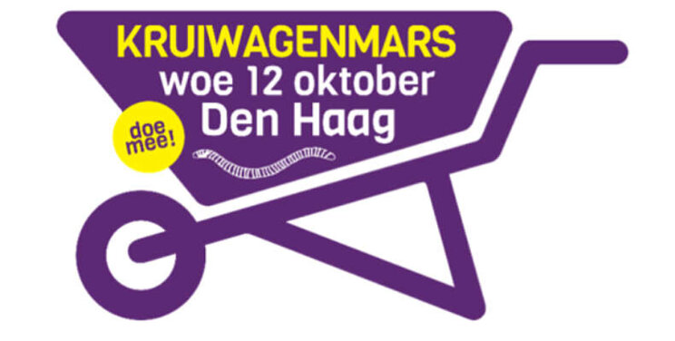 Kruiwagenmars door Den Haag